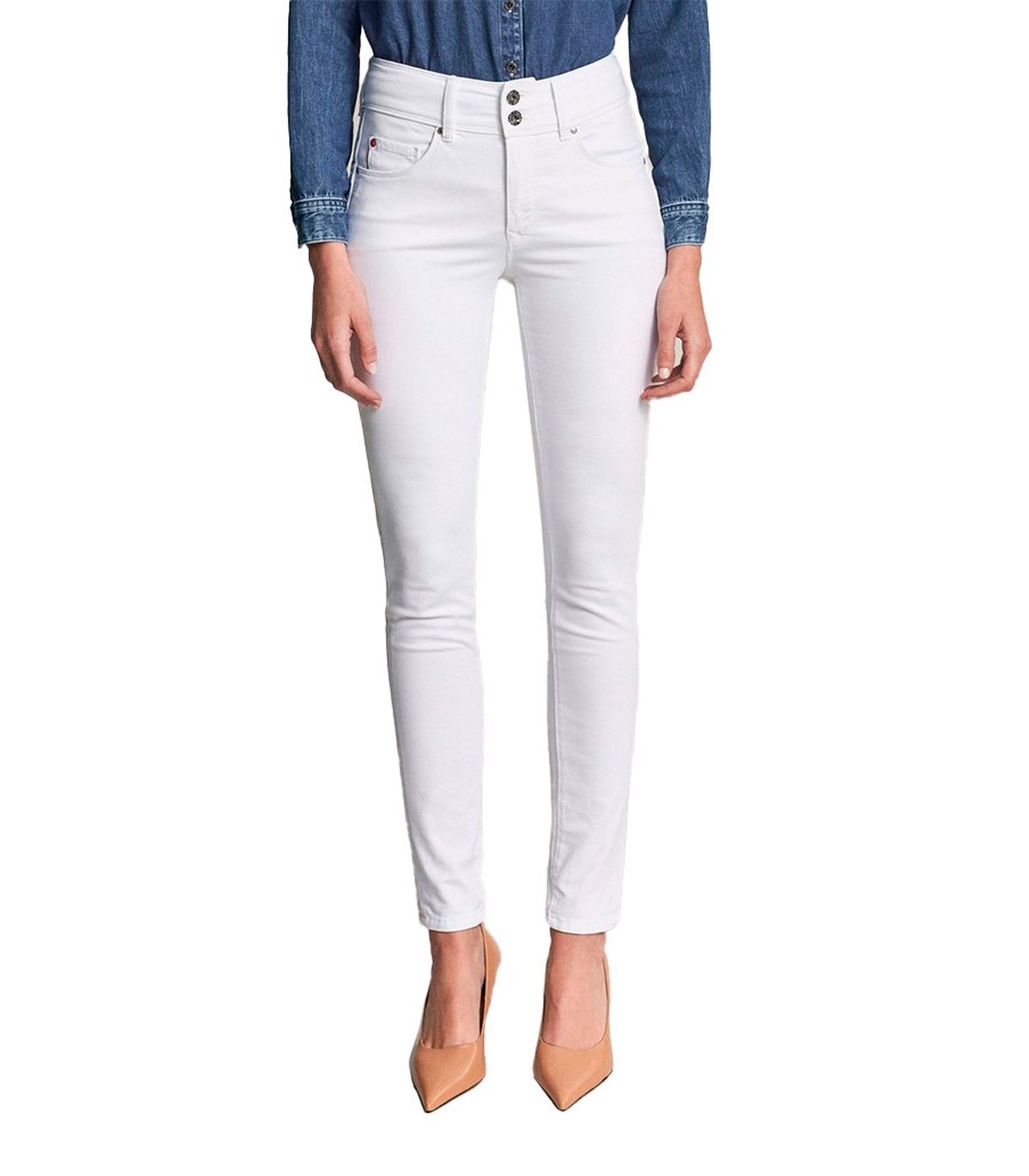 Salsa Jeans - Pantalón Vaquero para Mujer Blanco 29 Color BLANCO