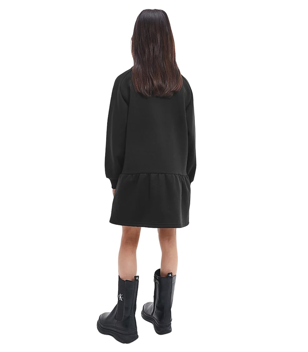 Calvin Klein - Vestido para Niña Negro - Gradient Talla 6 Color NEGRO
